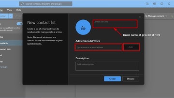 How to Create an Email Distribution List (Contact Group) in Microsoft Outlook