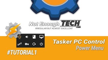 TASKER - control your PC #Part1: Power Menu