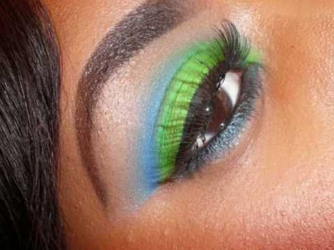 Blue Green Makeup Tutorial