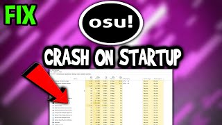 OSU! – How to Fix Crash on Startup – Complete Tutorial