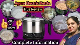Agaro Multipurpose Electric Kettle Review | Best Electric Kettle