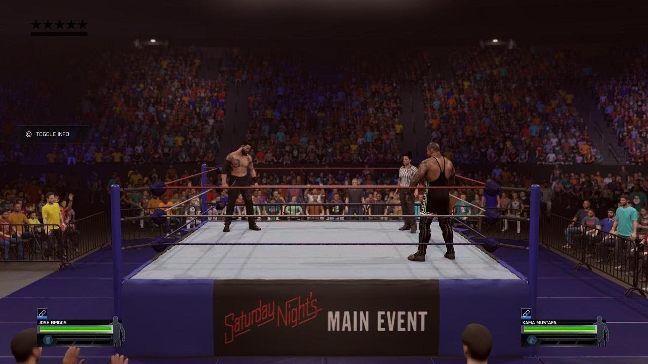 WWE 2K25_WWF SNME: Josh Briggs v Kama Mustafa