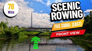 Scenic Rowing: The Forth and Clyde Canal, Scotland  Forwards View