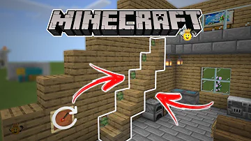 Como fazer uma escada de mão no Minecraft?