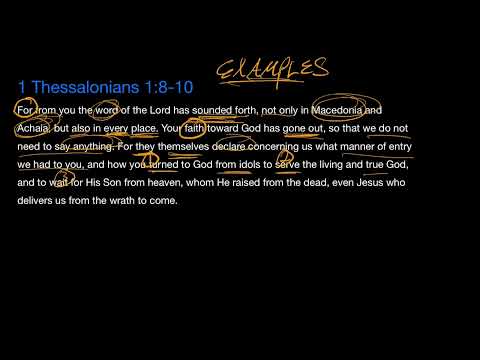 1 Thess 1:8-10 A Church That Changes the World