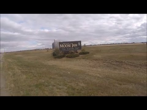 Going Downtown in Moose Jaw Saskatchewan, Canada in My Scamp travel Trailer