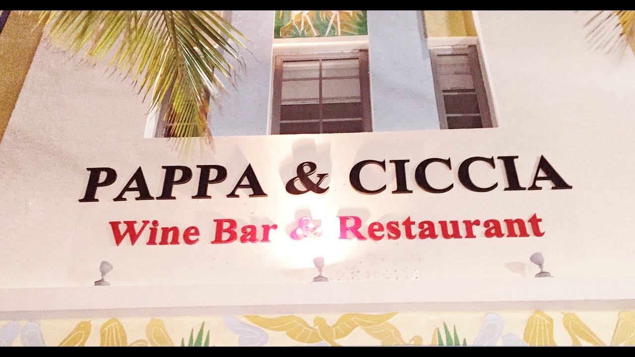  Italian  Restaurant  Miami  South Beach Florida  YouTube