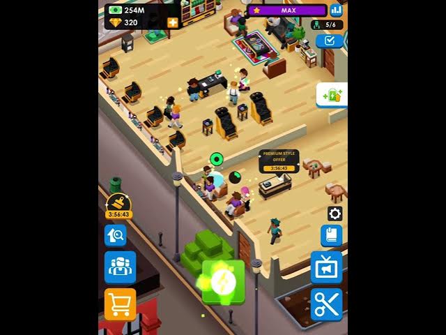Idle Barber Shop Tycoon - Idle Management Game