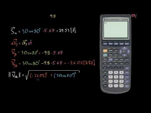 კუთხით გასროლილი სხეულის სრული საბოლოო სიჩქარე