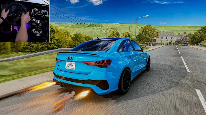 Audi RS3 Sedan 2022 Assetto Corsa Traffic Logitech G29 Gameplay