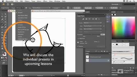 Illustrator CS6 106: Trace and Paint: Create From Real Media - 6. Tracing with Presets