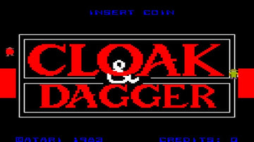 Cloak & Dagger 1983 Atari Mame Retro Arcade Games