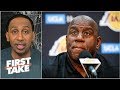 Magic Johnson 'feels betrayed by folks within the Lakers organization' - Stephen A. | First Take