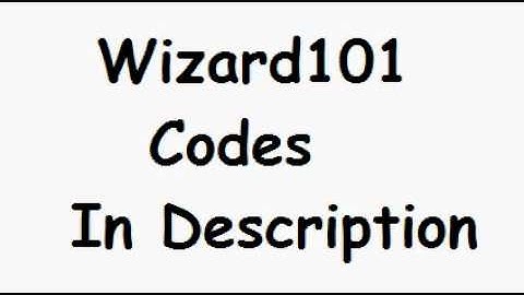Wizard101 Codes