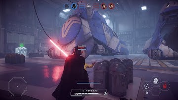 Darth Vader vs Luke and Han Solo / Hero showdown / Star Wars Battlefront 2 .