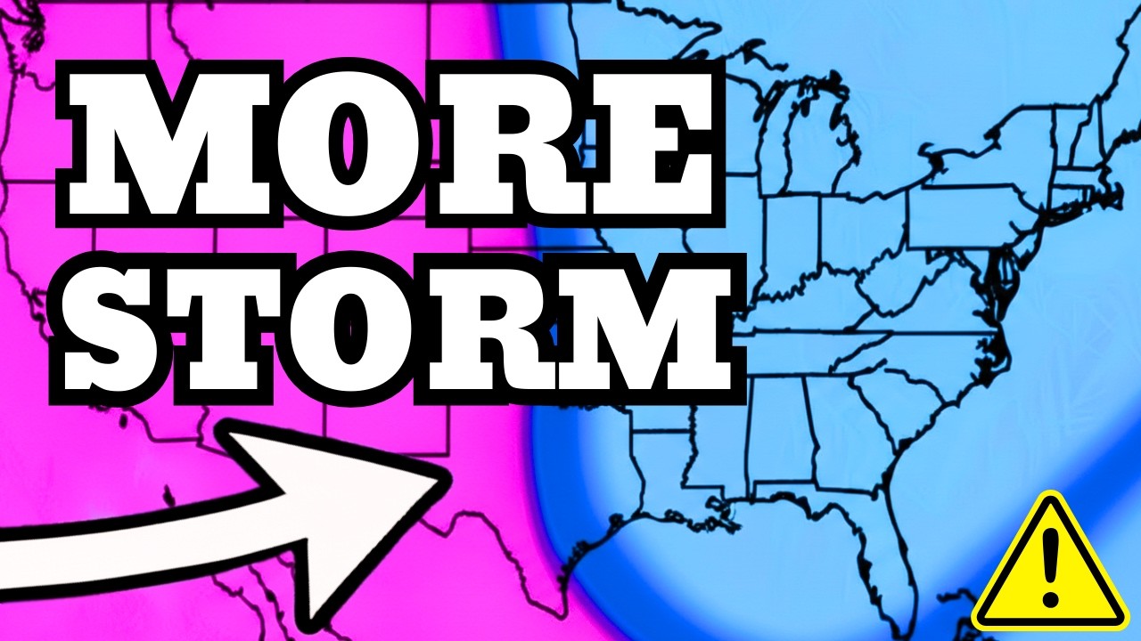 Another CRAZY Storm Is On The Way - 130 Cities Forecast... - YouTube