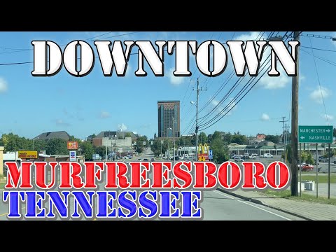 Murfreesboro - Tennessee - 4K Downtown Drive