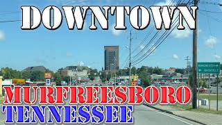 Murfreesboro - Tennessee - 4K Downtown Drive