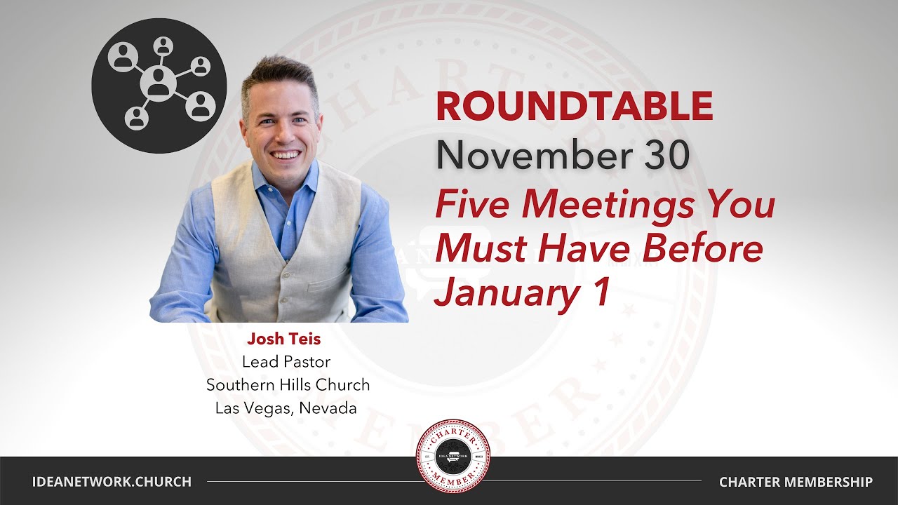 5 Meetings You Must Have Before January 1 - YouTube