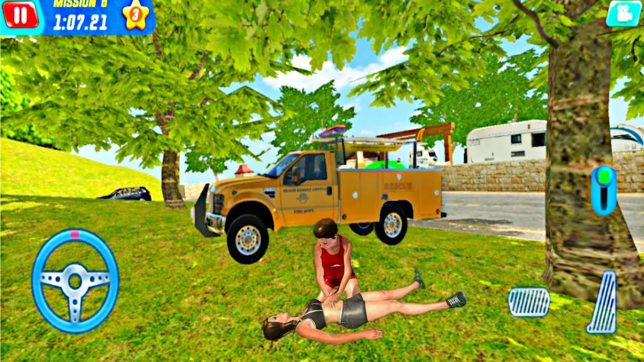 Coast Guard Beach Rescue Team #2|Ambulance Rescue Driving|Emergency Rescue Game|Beach Rescue|Rescue|