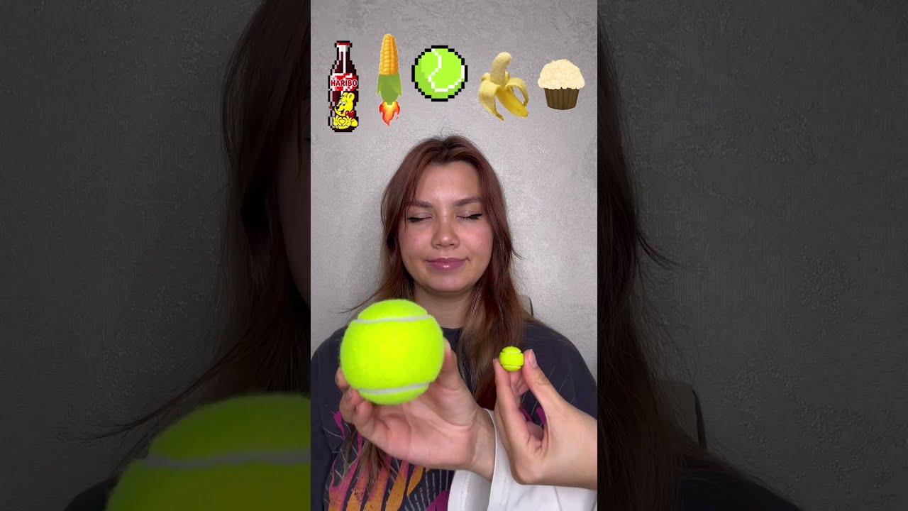 Big Or Small Challenge Gummy Soda Bottle Candy Tennis Ball Shorts Best Video By Hmelkofm