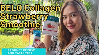 BELO COLLAGEN STRAWBERRY Smoothie Product Review and Taste Test