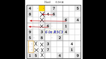 New York Times Hard Sudoku Solution, 26 April 2023. ✔️