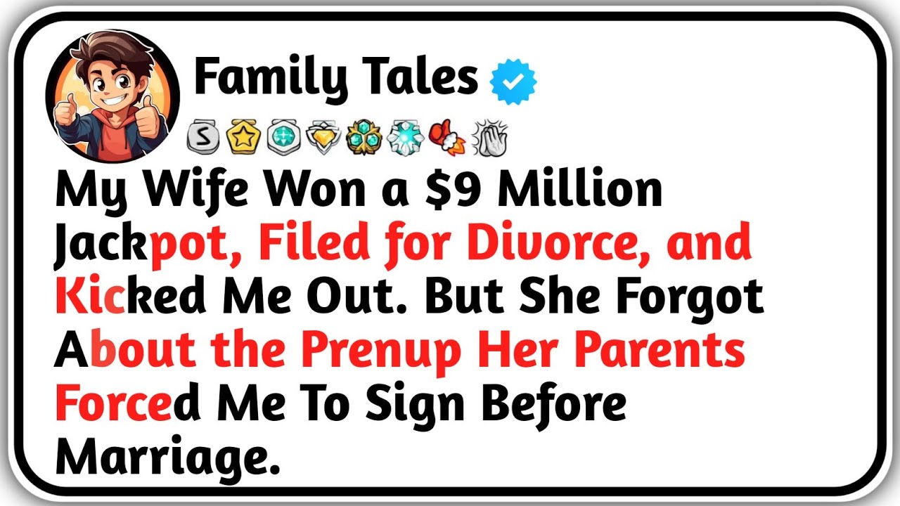 Моя жена выиграла джекпот в 9 миллионов долларов, подала на развод и выгнала меня из дома, но заб...