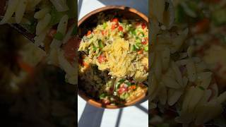 There’s a secret to making the BEST orzo pasta salad #orzo #orzosalad #pastasalad
