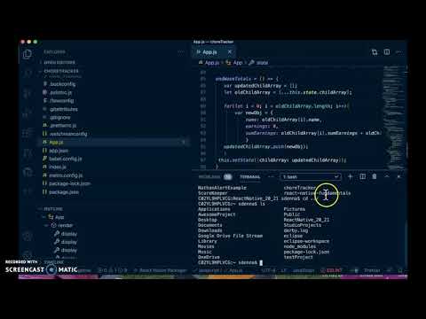 M448: React Native VS Code - using simulator