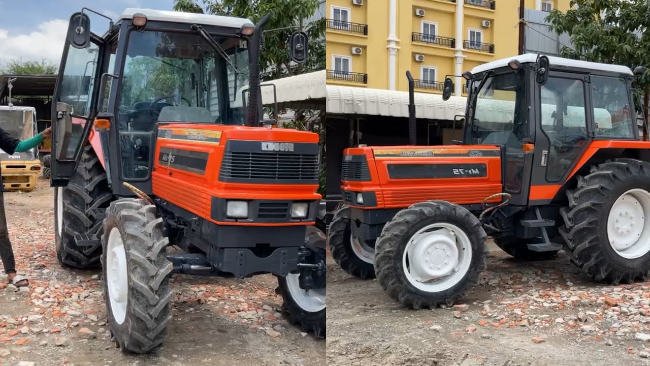 Review ត្រាក់ទ័រជប៉ុន KUBOTA M1-75 កំលាំង75សេស ប៉ុង2