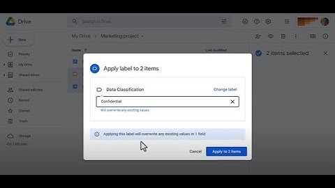 Collab Thinking - Google Drive labels