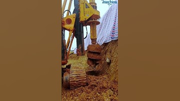 Rotary drilling for soil layer
