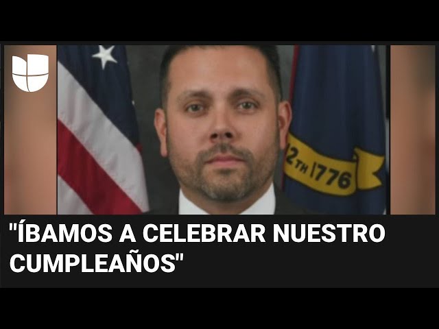 Habla el padre del policía hispano que murió baleado en operativo en Charlotte, Carolina del Norte