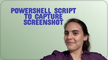 Powershell script to capture Screenshot
