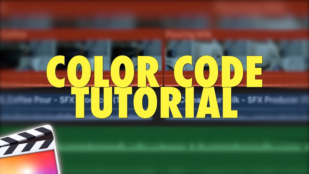 How to Color Code Clips in Final Cut Pro X - YouTube