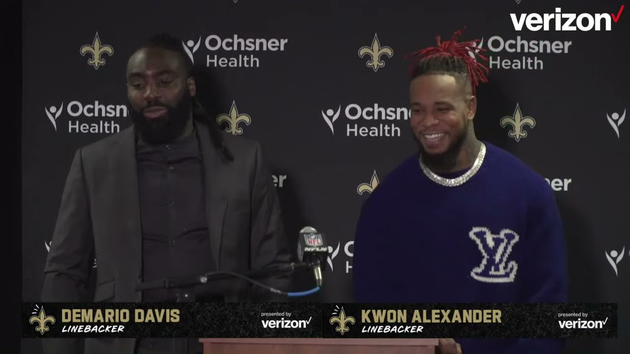 Demario Davis & Kwon Alexander Joint Interview | Saints-Jets Postgame