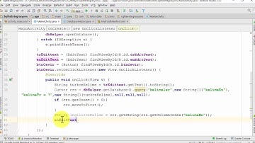 DbBrowser for SQLite ile Oluşturulmuş Bir Veritabanını Android Studioya Entegre Etmek - 13