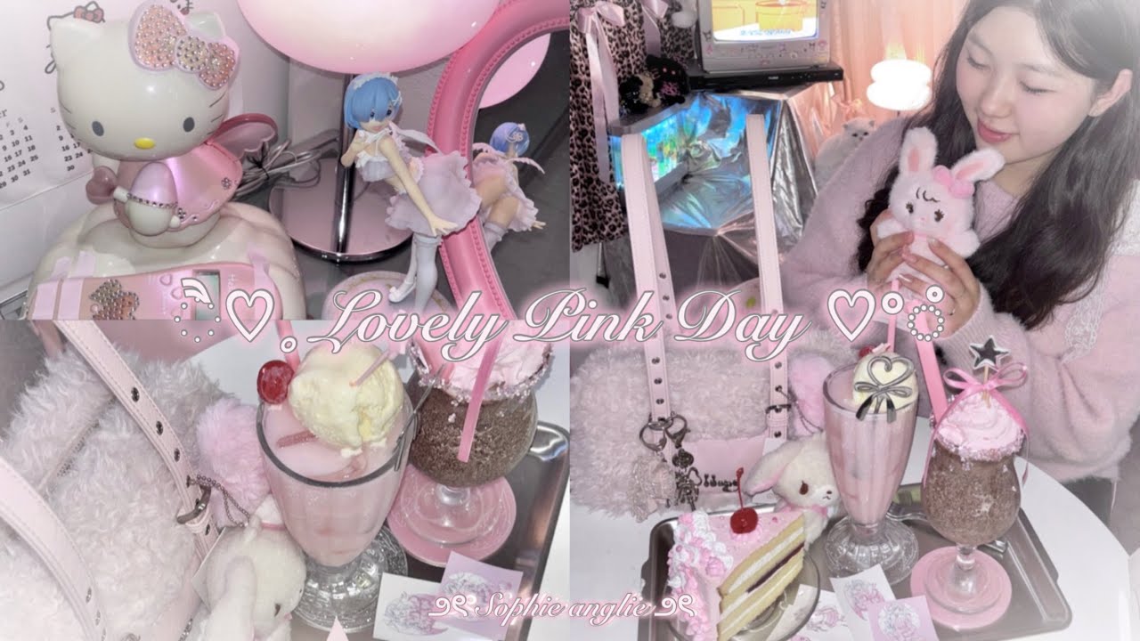 핑쿠러버의 카페투어໒꒱ 🎀 ♡ 서면전포카페 ♡ 모오소오 ♡ 러블리카페추천 ♡ 니와베이커리 ♡ 린그리메