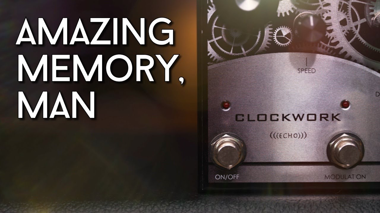 THE classic delay sound in an improved pedal! J. Rockett Clockwork