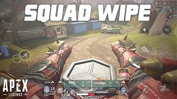 Solo vs Squad Apex Legends Mobile Squad Wipe Highlights (pt.2)