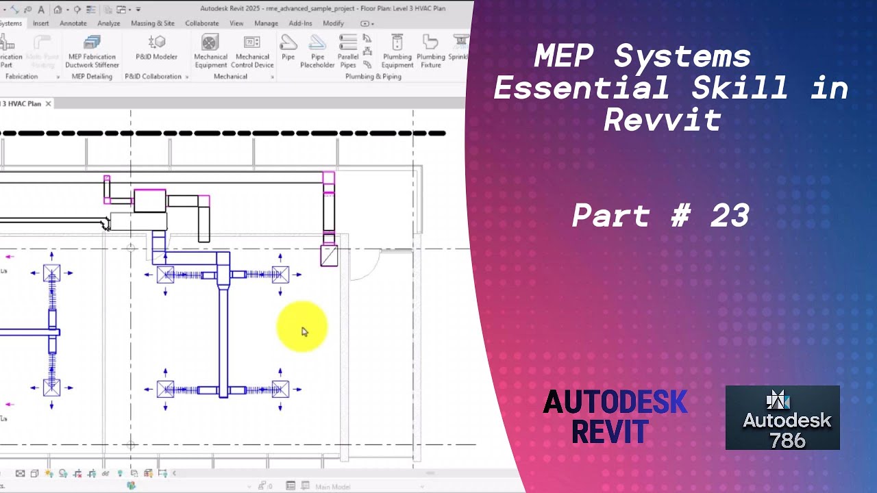 How to MEP Systems - Essential Skill in The Revit | Part 23 | # ...