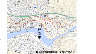 3. 地形図で見る河岸段丘(サムネイル画像)