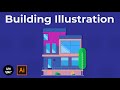 Illustration Tutorial - How To Make Kurzgesagt Style Building Illustration download premium version original top rating star