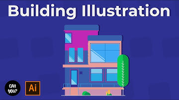 Illustration Tutorial - How To Make Kurzgesagt Style Building Illustration