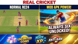 Real Cricket 24 Mod Menu Kaise Download Kare? 😱 RC24 Always Six Hack Unlocked! 🔥