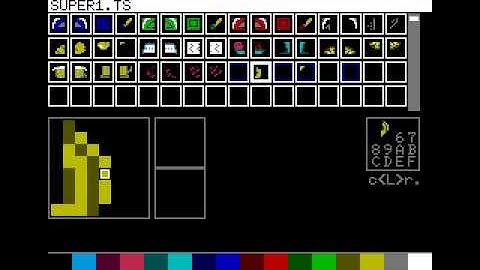 MSX: Editing graphics for Screen5 format