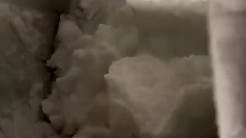 DENSE FREEZER FROST CHUNKS #freezerfrost #asmrvideo 