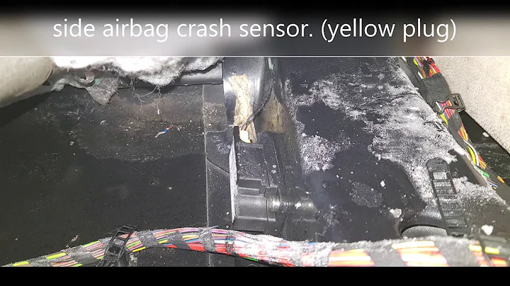 FAULT CODE G180 01222 side airbag crash sensor LOCATION and REMOVAL HOW TO: