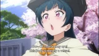 Love Live Sunshine | Zura, Ruby is shy and Yohane the fallen angel